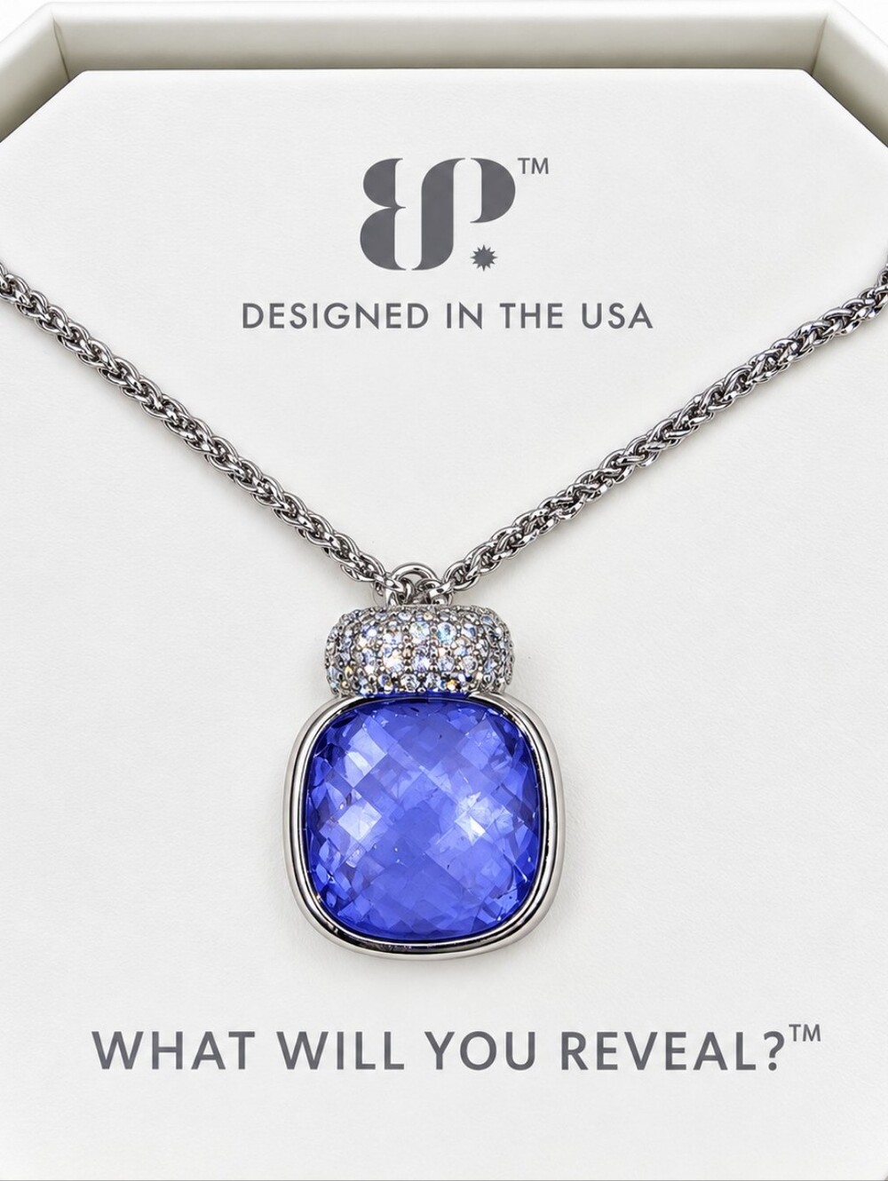 Bomb Party “Shining Unapologetically” Lavender Fluorite Quartz Necklace NWT